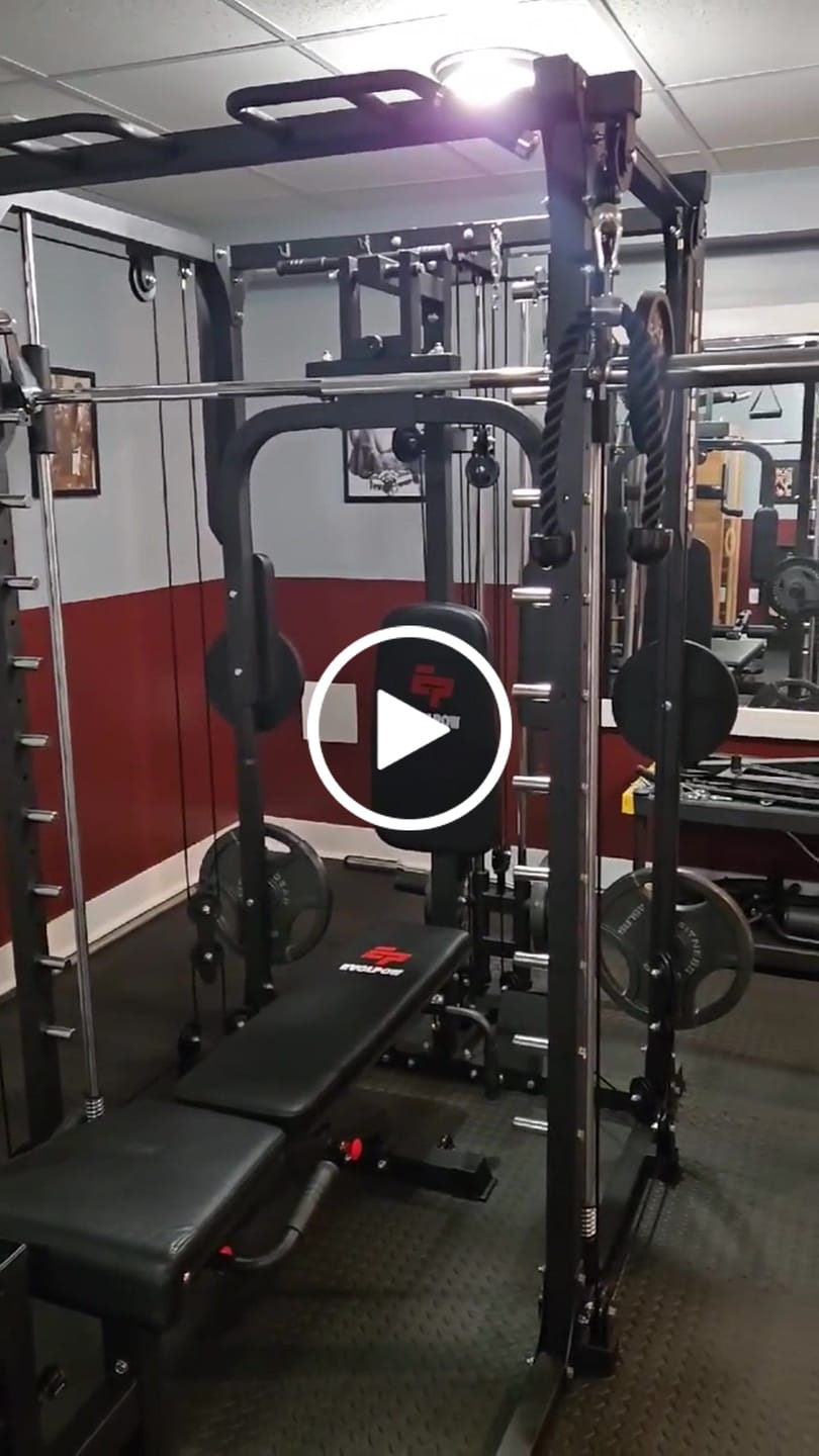 Customer video review of EVOLPOW M2A Brute All-in-One Smith Machine Home Gym