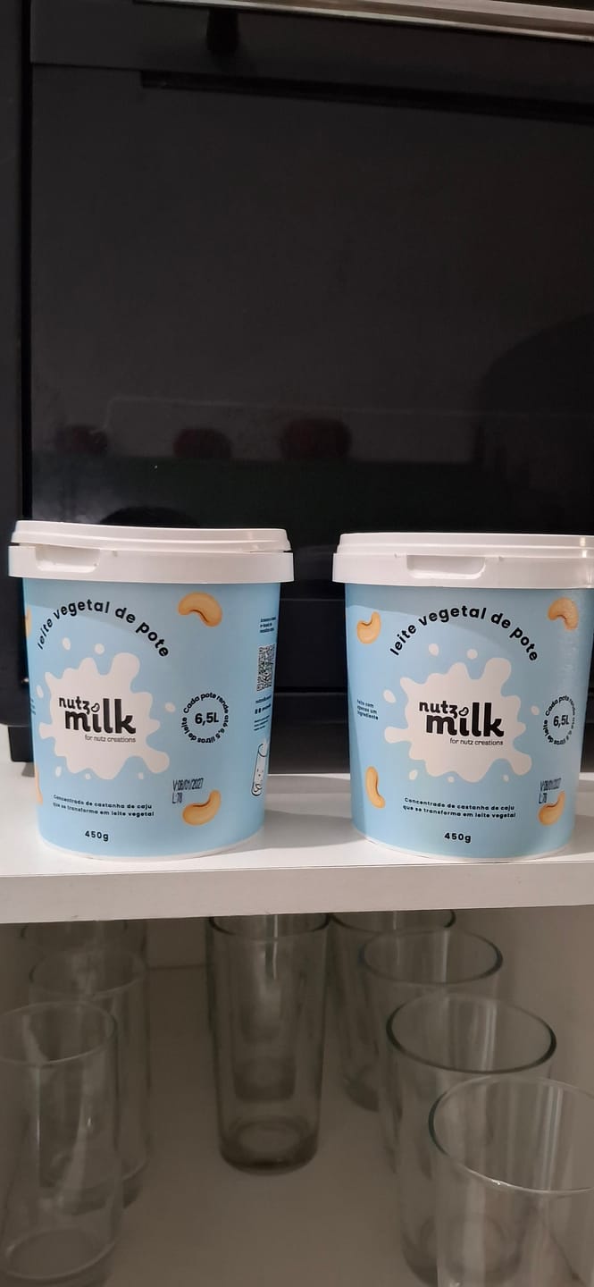 Customer photo review of Kit 2 Unidades: Leite Vegetal NutzMilk® 13L - Concentrado de Castanha de Caju