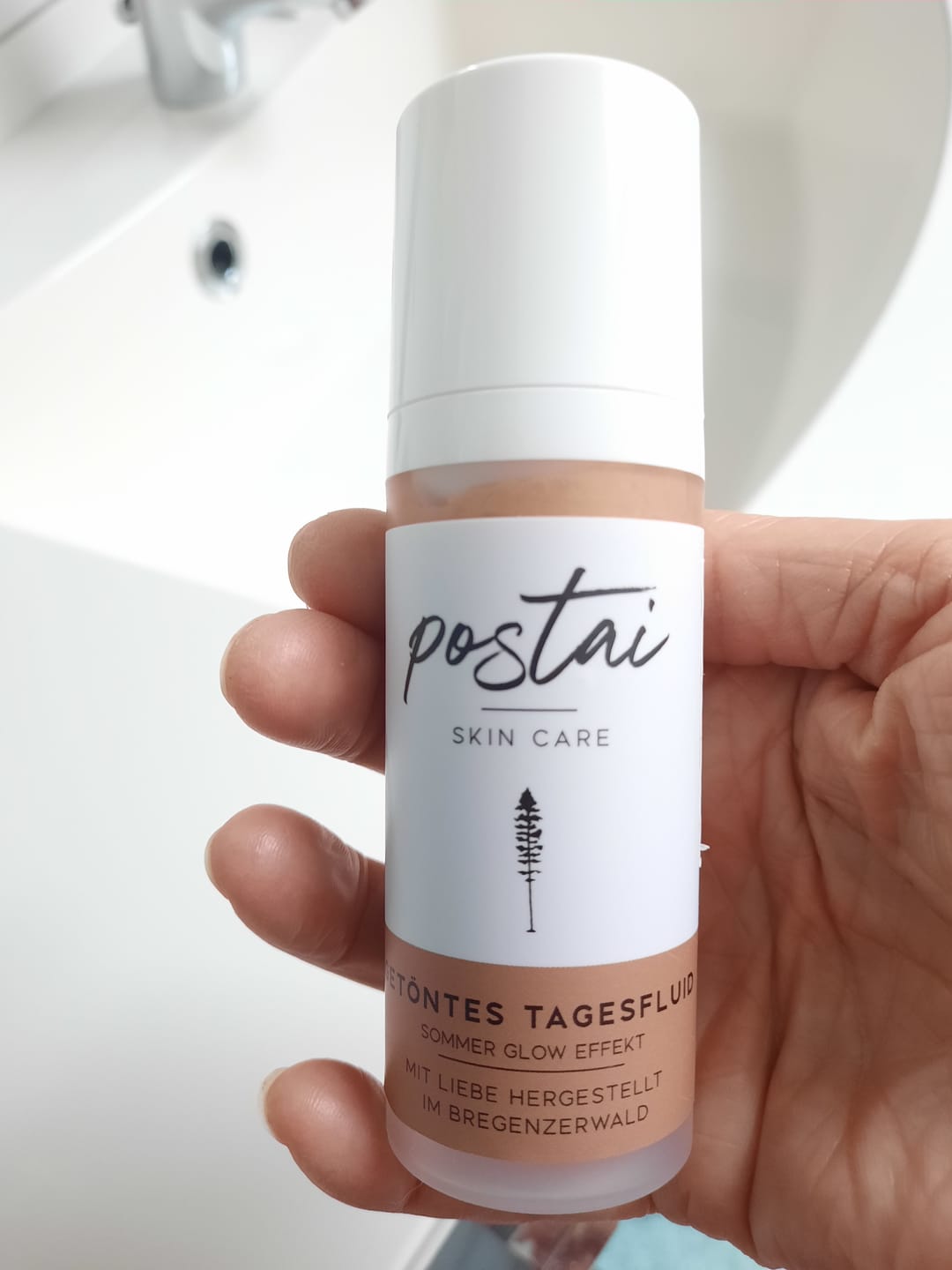 Customer photo review of Getöntes Tagesfluid