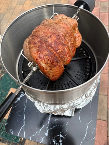 Customer photo review of Rotisserie & Dome Extension