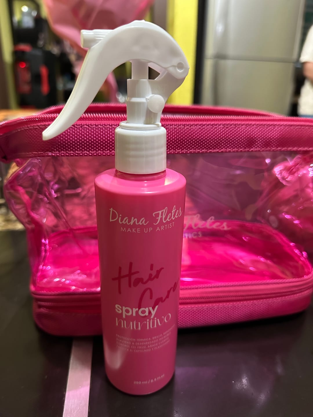 Customer photo review of Spray Nutritivo Con Protector De Calor Diana Fletes