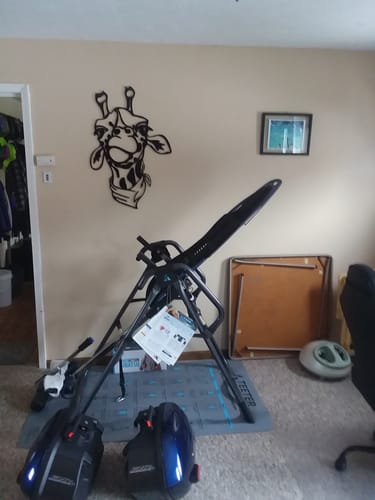 Customer photo review of Cheeky Giraffe Wall Art