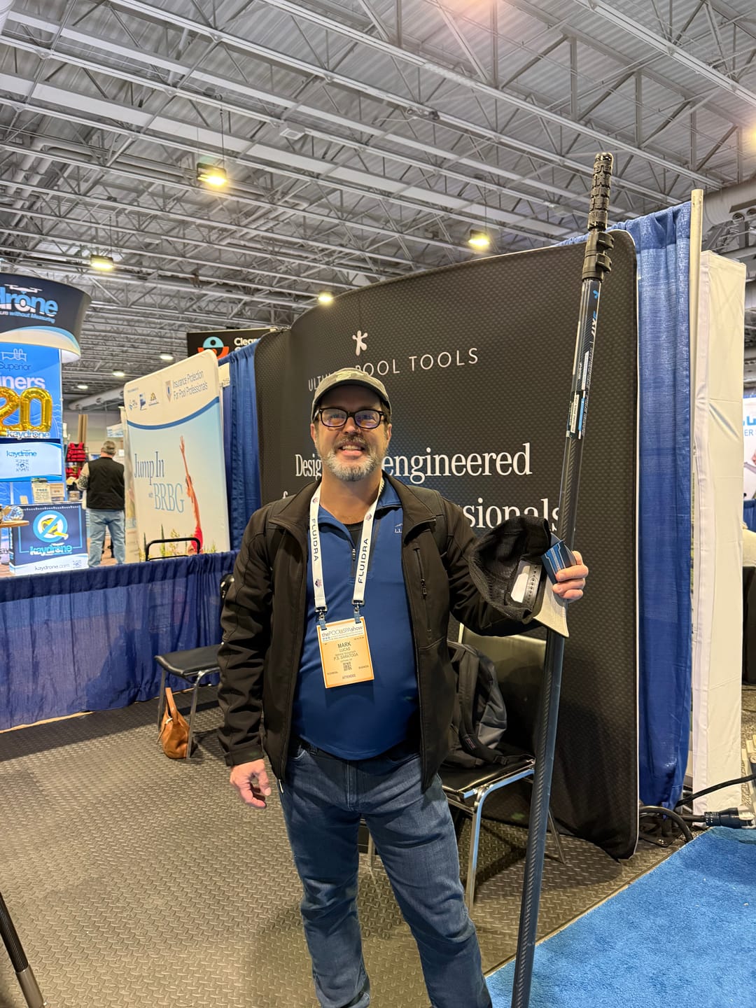 Customer photo review of HyperPole / Carbon Only Swimming Pool pole