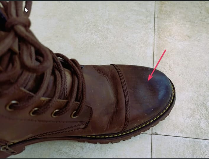 Customer photo review of boots brute mocha
