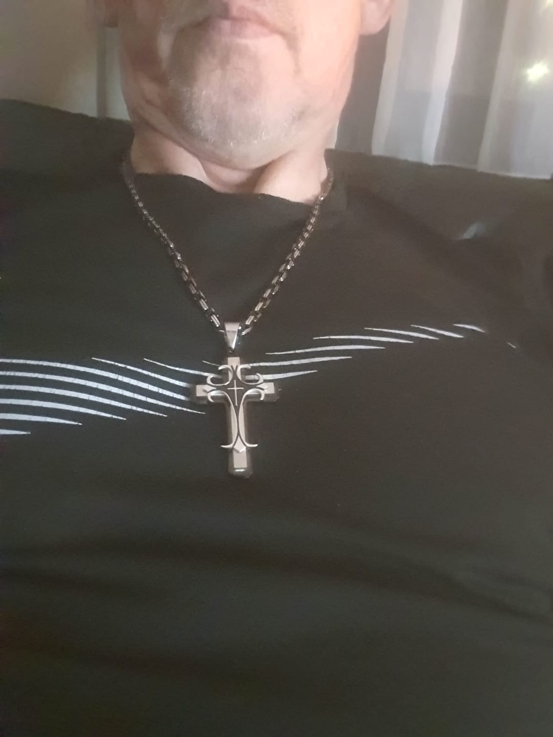Customer photo review of Collier Croisé de l'Espoir