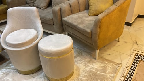 Customer photo review of طقم مودرن كرسي مع بوف - AC483