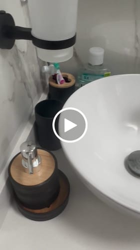 Customer video review of Set de Accesorios para Baño