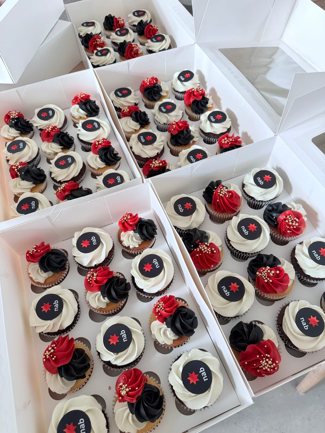 Customer photo review of 30 x 3.8 cm Small Cupcake Custom Edible Icing Images