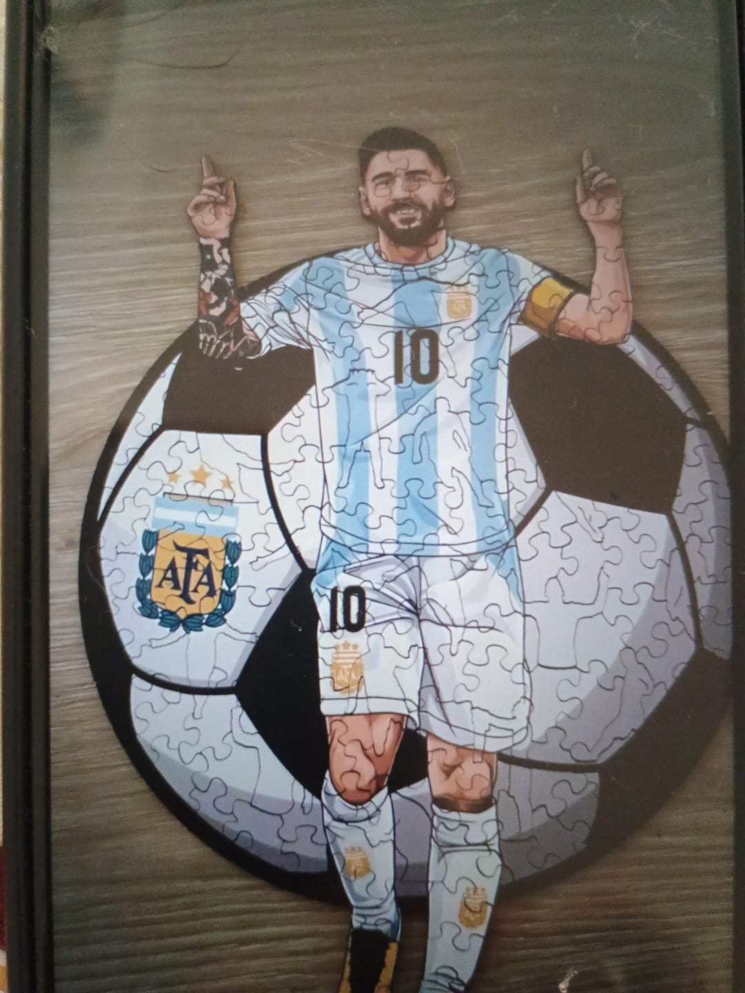 Customer photo review of Pedri - Puzzle de Madera