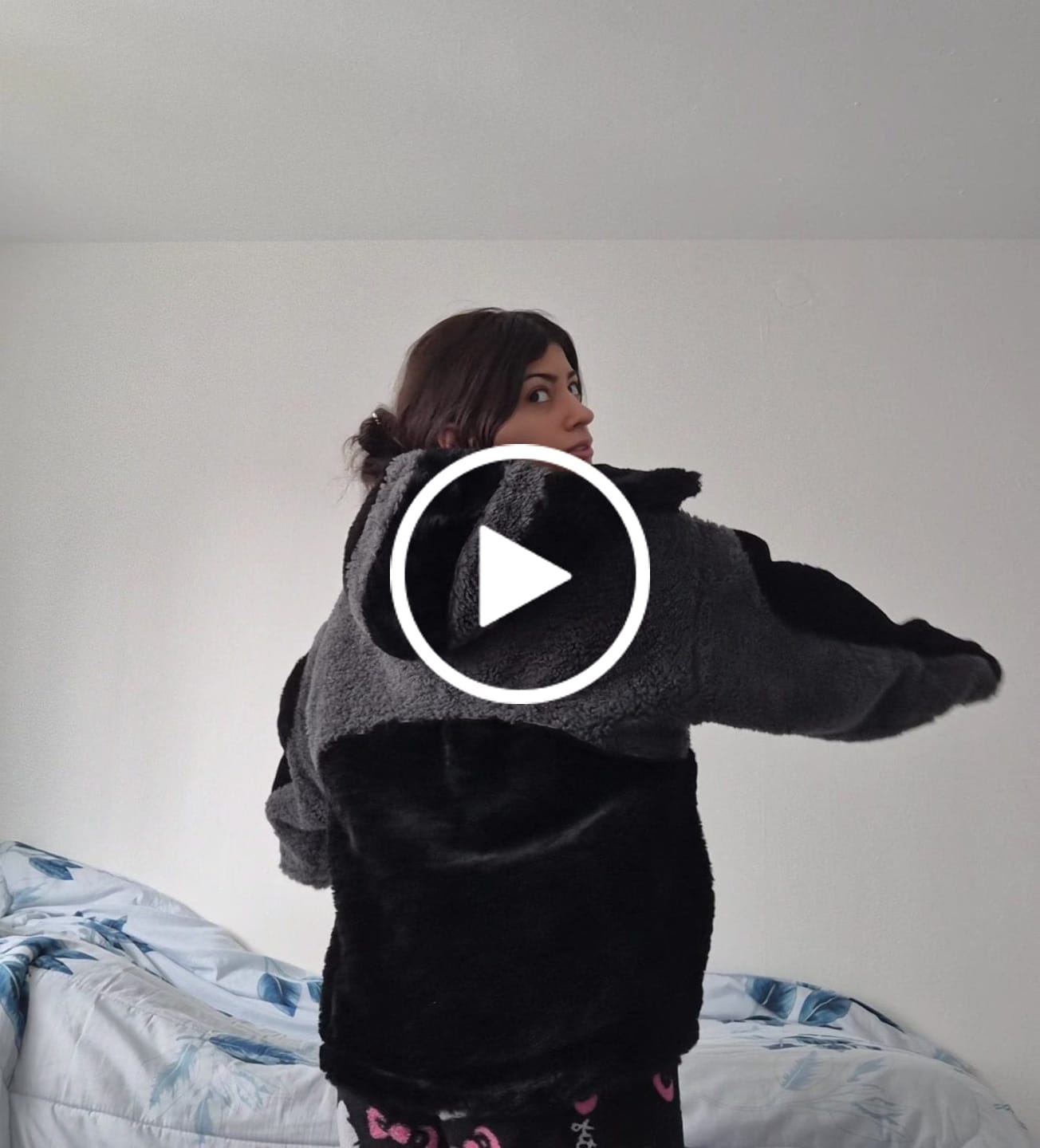 Customer video review of Ash Black Fleece Jacket