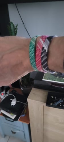 Customer photo review of Keffiyeh Bracelet