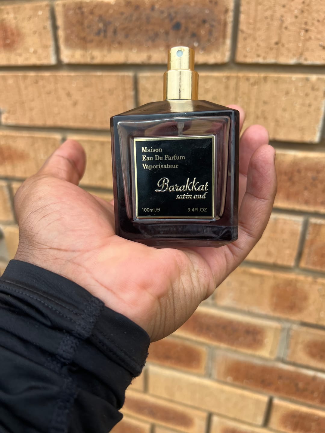 Customer photo review of Barakkat Satin Oud EDP 100ml