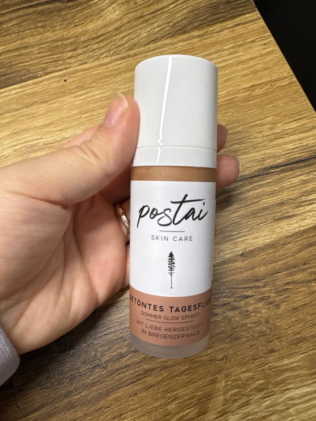 Customer photo review of Getöntes Tagesfluid