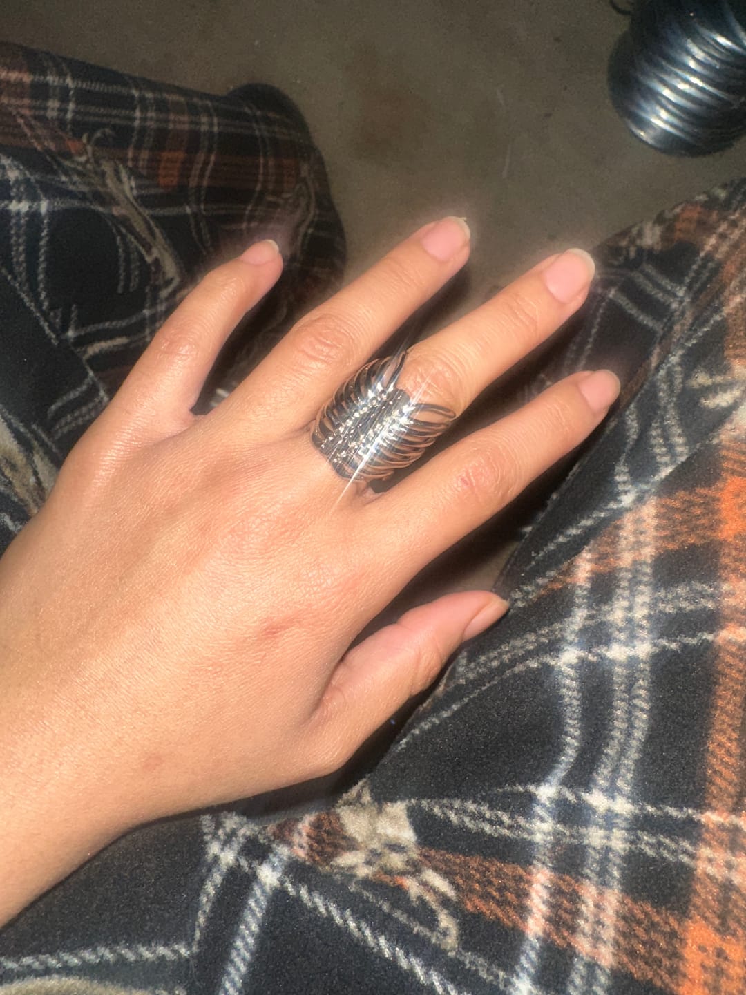 Customer photo review of RIBCAGE RING