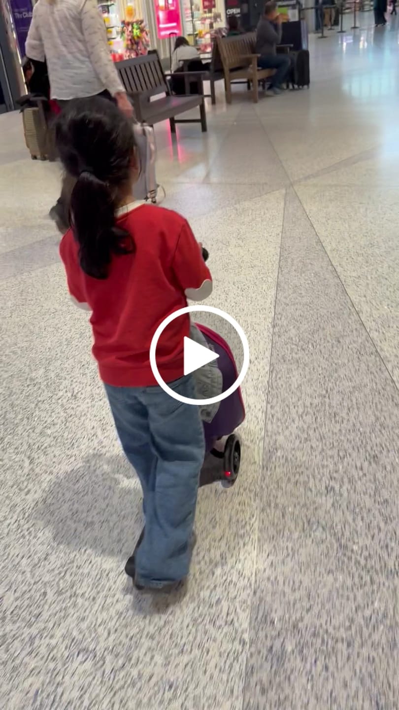 Customer video review of Panda Pack N' Go Scooter