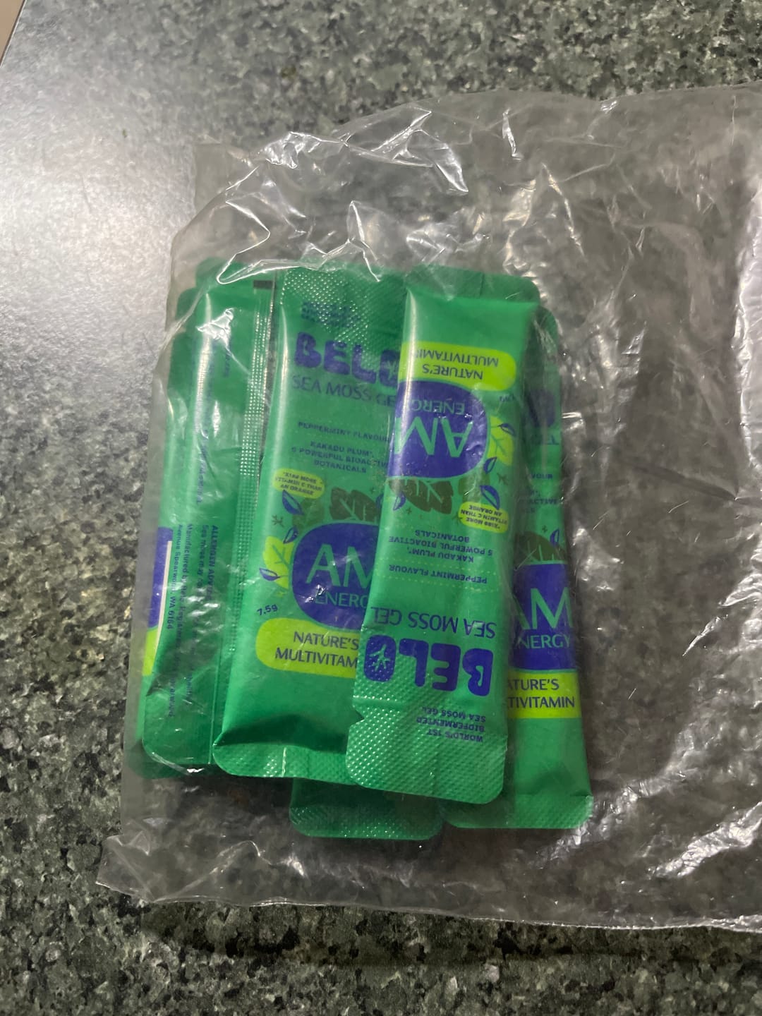 Customer photo review of Sea Moss On the Go Starter Pack