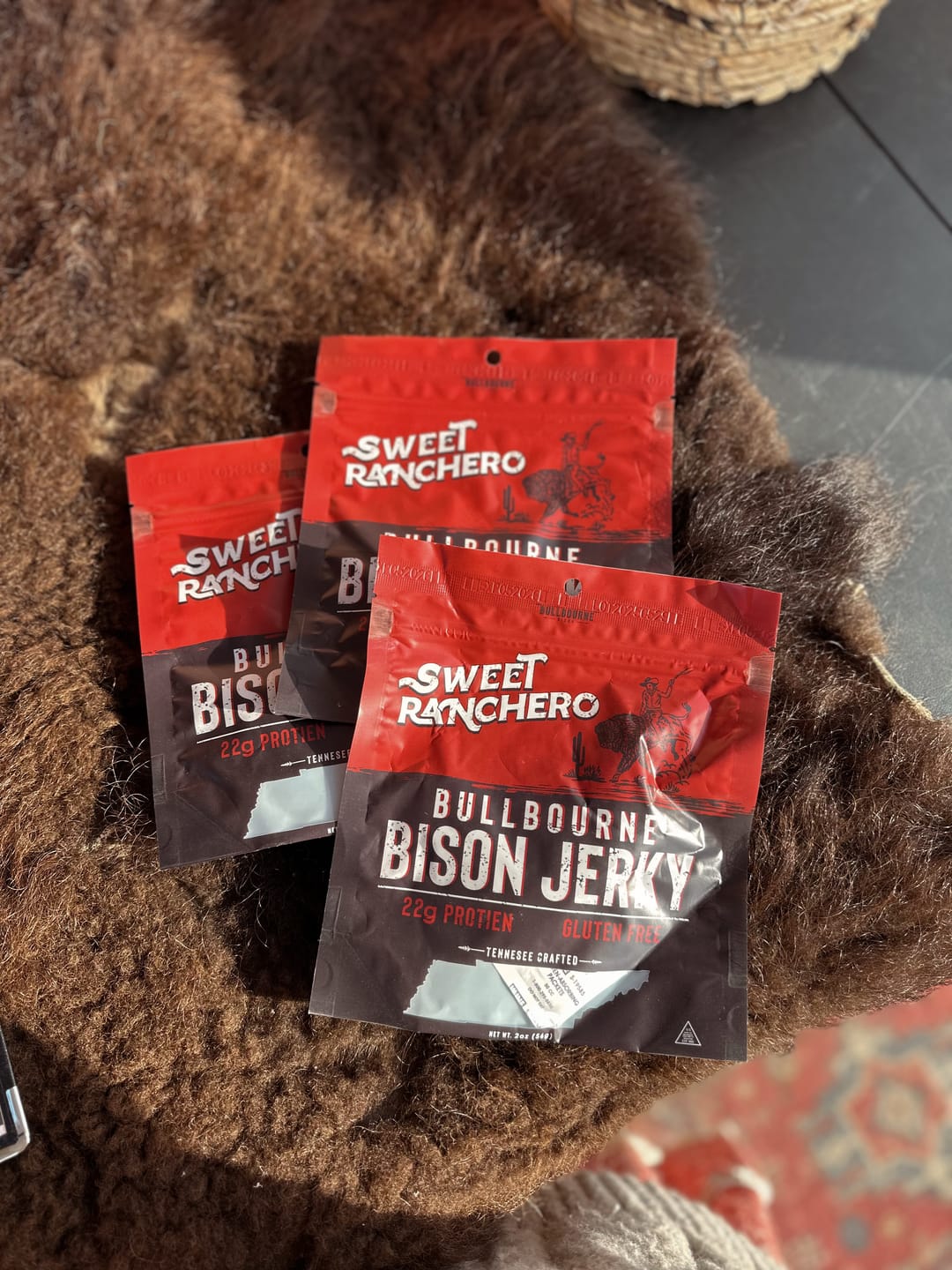 Customer photo review of BISON JERKY Sweet Ranchero