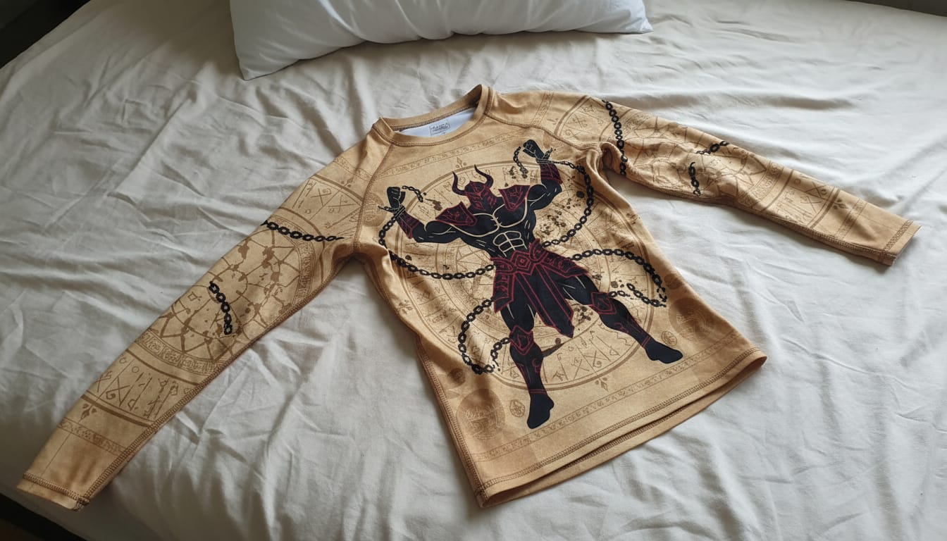 Customer photo review of Iron Fighter BJJ Rashguard