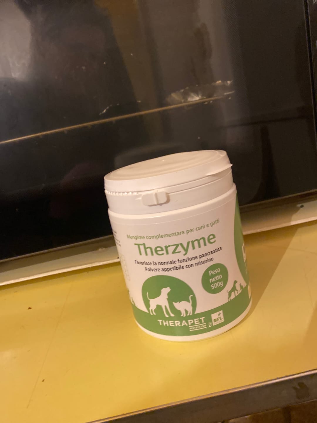 Customer photo review of THERZYME (500 gr) – Mangime per Salute Pancreatica Di Cani e Gatti