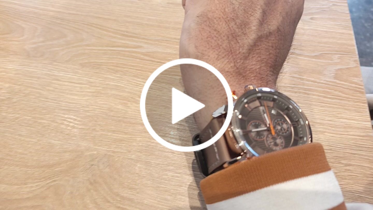 Customer video review of Curren Istanbul® orologio uomo pelle
