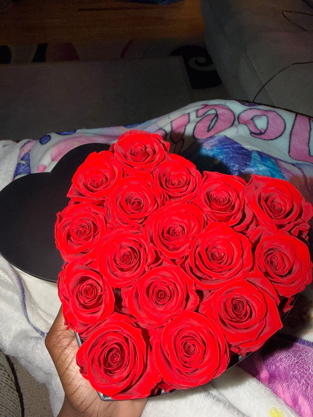 Customer photo review of Heart Eternal Rose Bouquet
