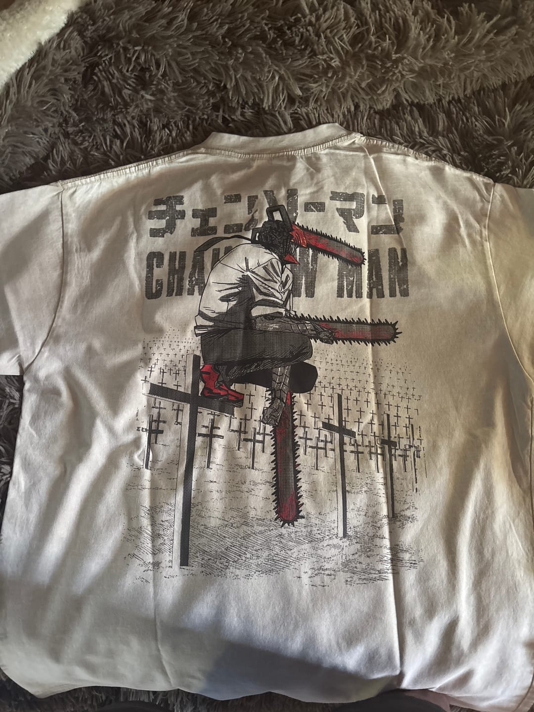 Customer photo review of Camisa Denji Pochita - Chainsawman