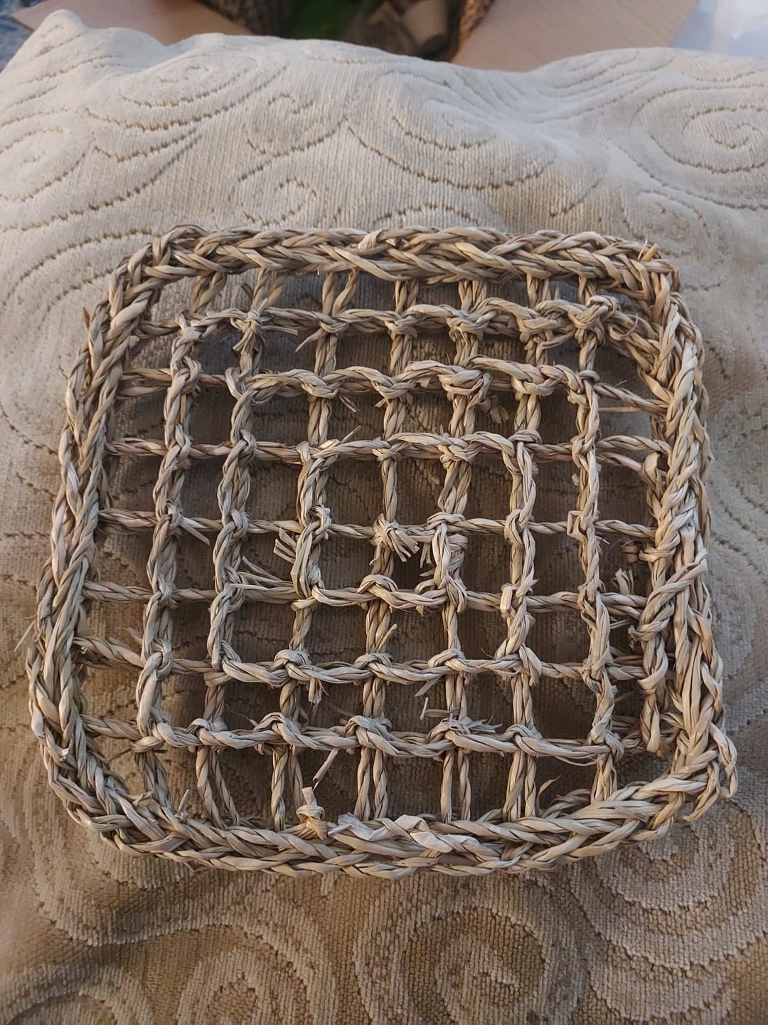 Customer photo review of 7x7 Seagrass Mat