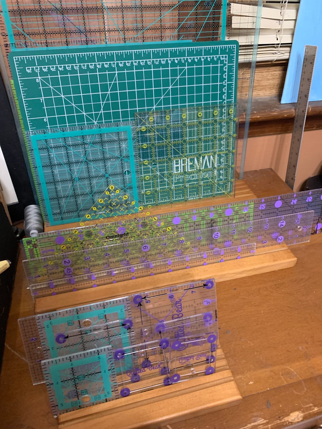 Customer photo review of Acrylic Ruler Display Stand