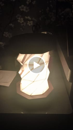 Customer video review of Foldplay Table Lamp