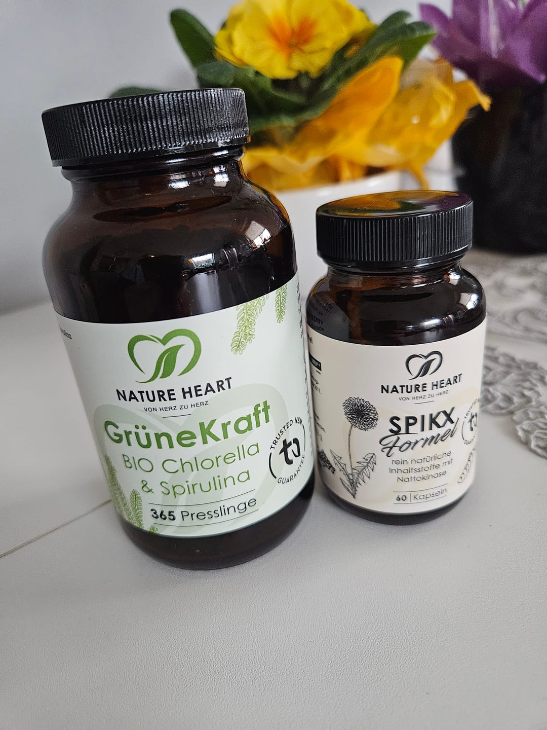 Customer photo review of Grüne Kraft - Bio Chlorella & Spirulina