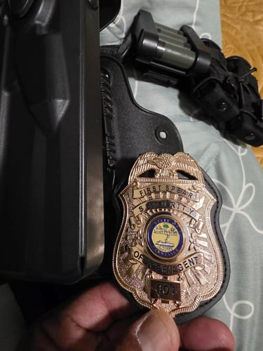 Customer photo review of Customizable Badge BA25