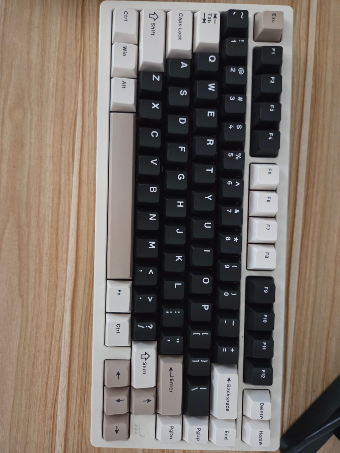 Customer photo review of WOBKEY Rainy75 - 75% Aluminum Mechanical Keyboard