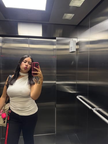 Customer photo review of TOP SARA BLANCO