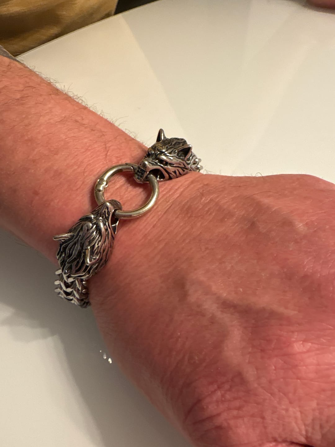 Customer photo review of Geri & Freki Bracelet