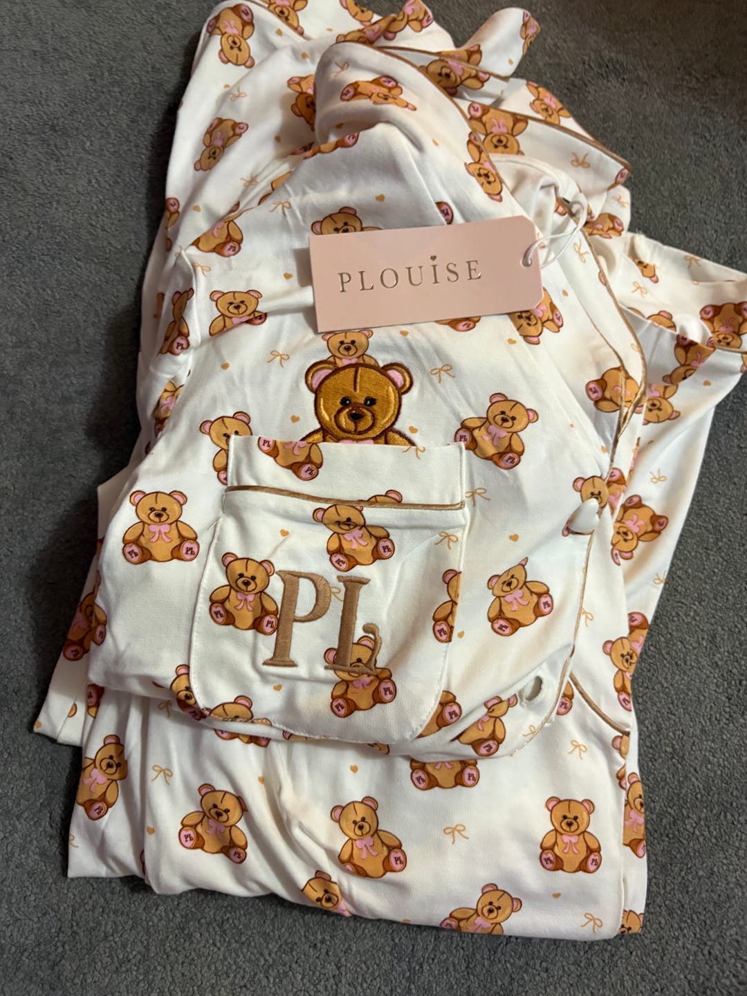Customer photo review of Women's Teddy Bear Pyjamas