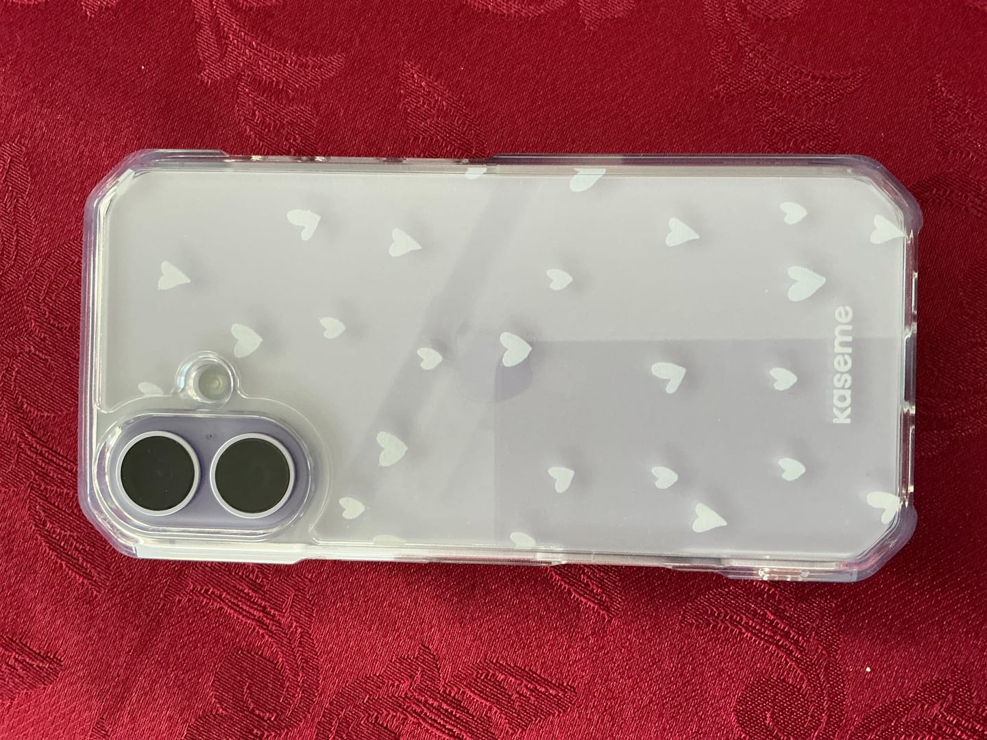 Customer photo review of Lovely Clear Case