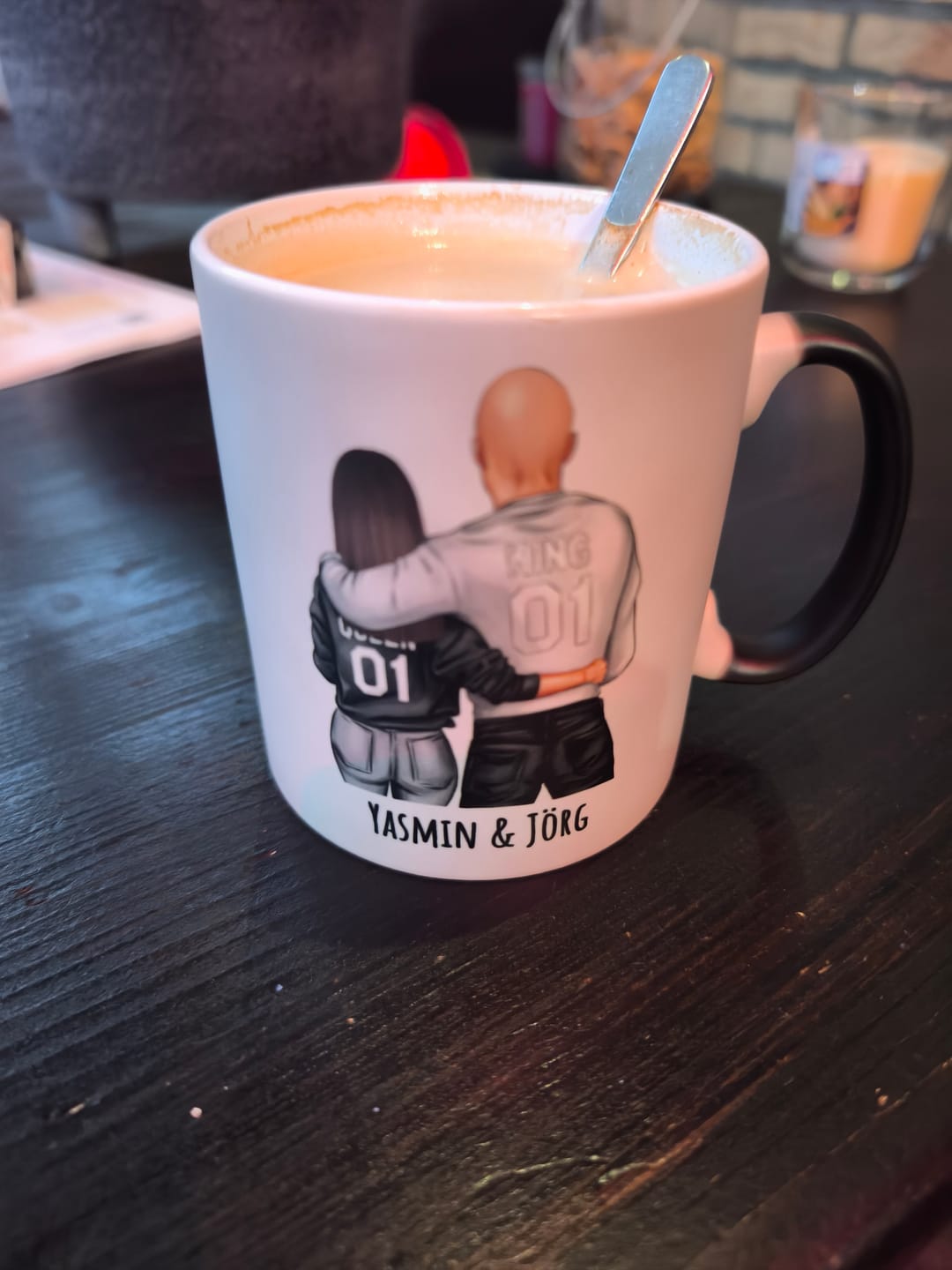 Customer photo review of Jeden Tag - Paar-Tasse