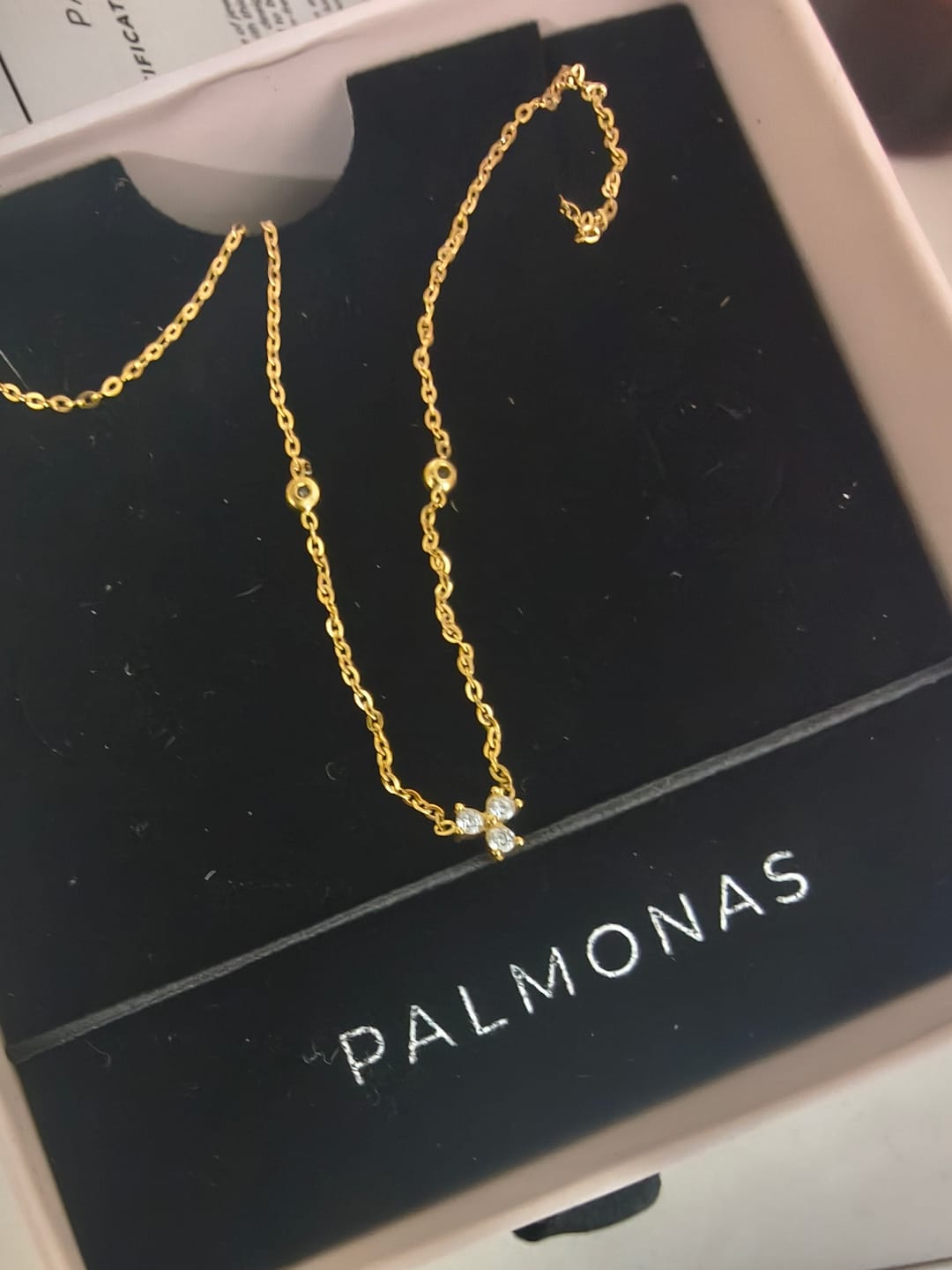 Customer photo review of Trio of Twinkle Necklace