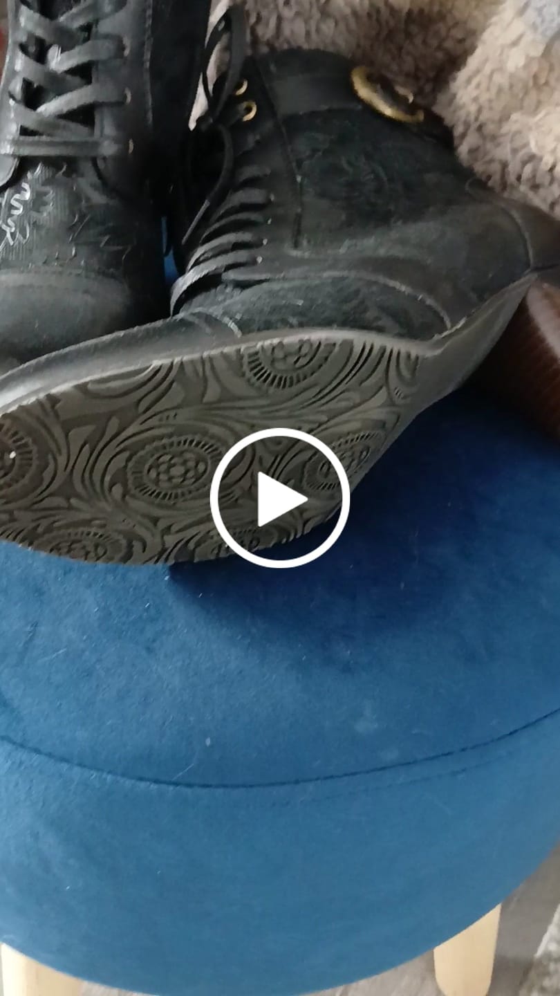Customer video review of Timeless Grace Floral Lace-Up Ankle Boots
