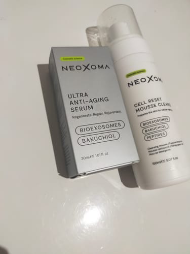 Customer photo review of Pack Sérum Ultra Rejuvenecedor & Limpiador Facial Cell Reset