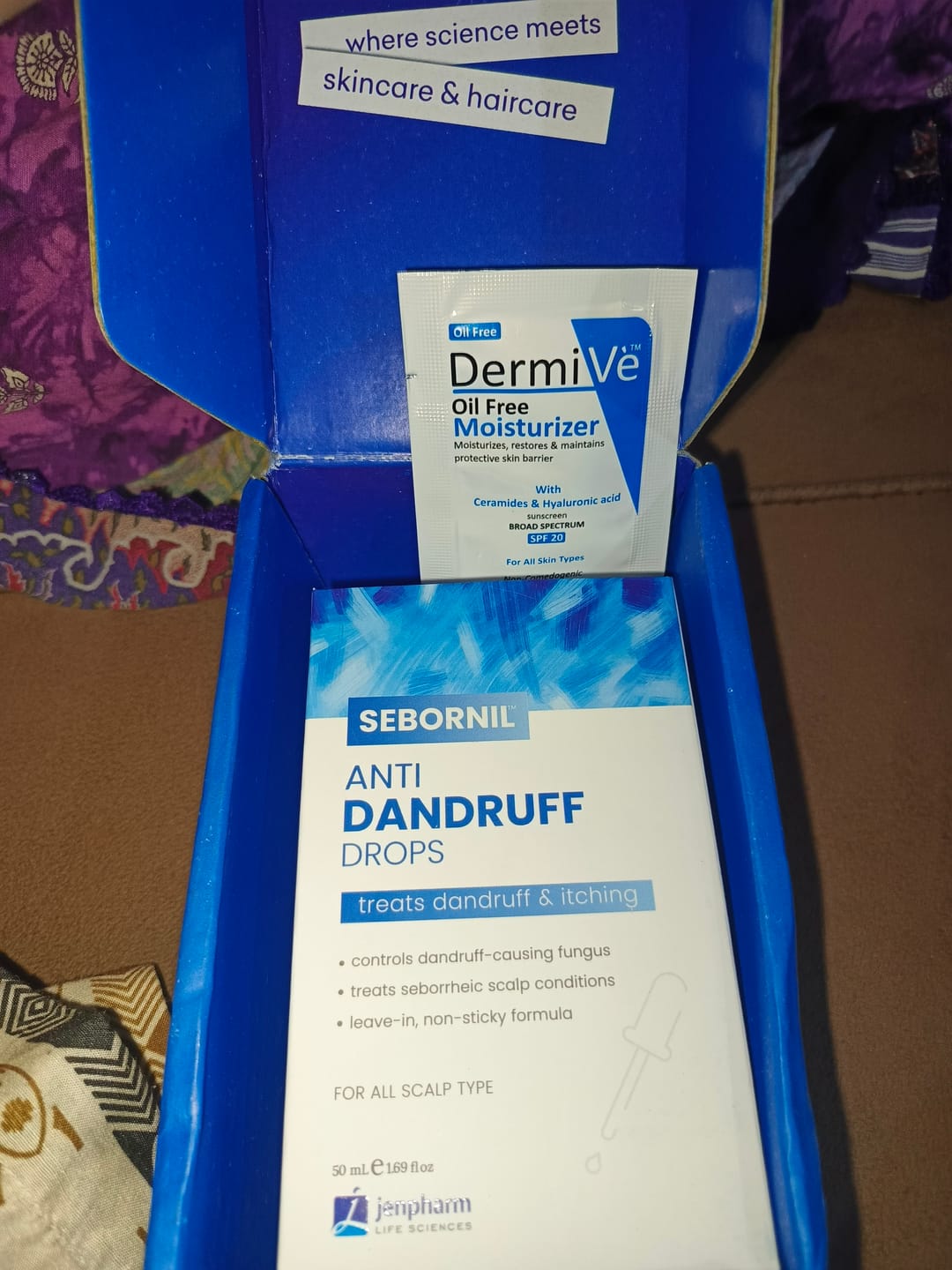 Customer photo review of Sebornil Anti Dandruff Drops
