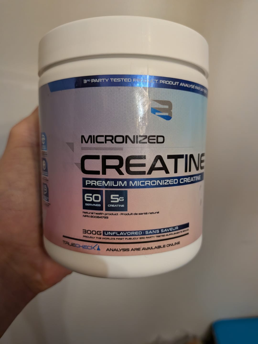 Customer photo review of Believe - Créatine Micronisée - 300g