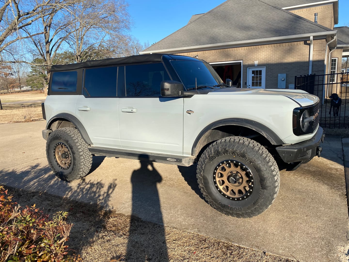 Customer photo review of Ford Bronco OEM Color-Matched Door Handle Cover Set (2/4 Doors)