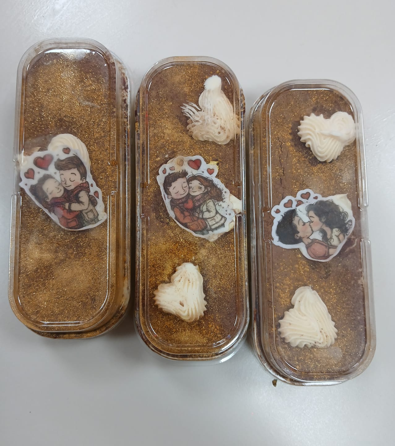 Customer photo review of Βρώσιμα σχέδια σετ Love is in the air 20 τεμ.
