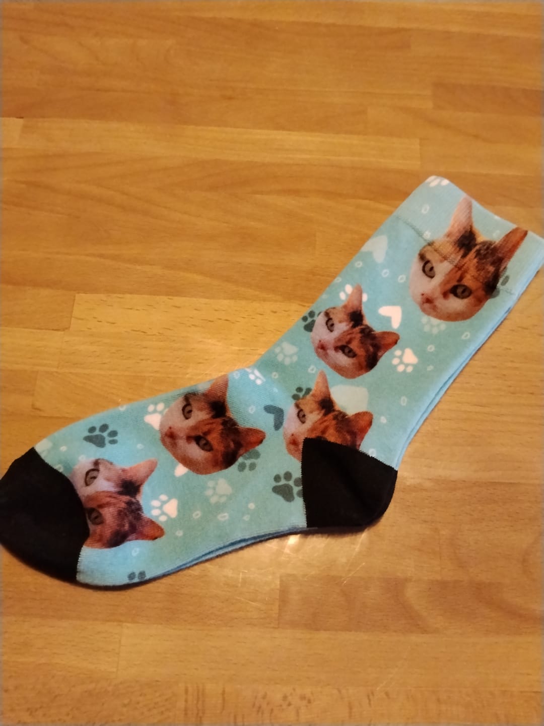 Customer photo review of Foto - Calcetines personalizados