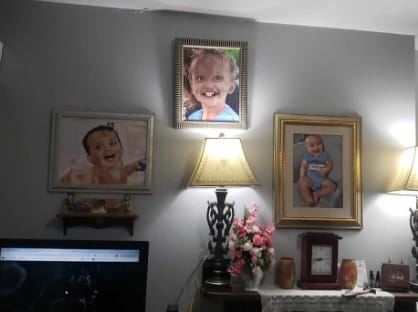 Customer photo review of Custom Portrait Paint By Numbers