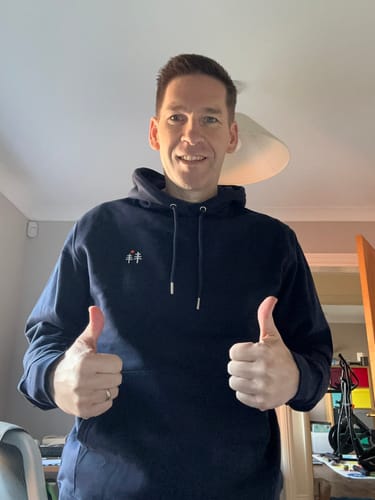 Customer photo review of Two Trees EMB Hoodie