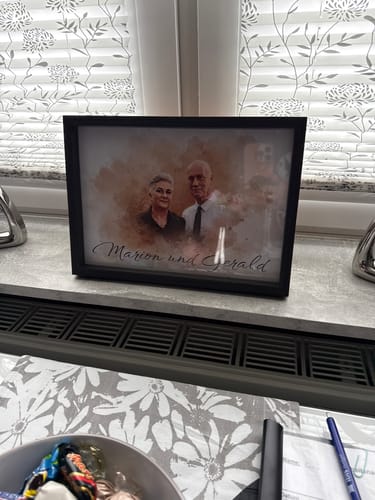 Customer photo review of Euer Foto als Kunstwerk – mit Live-Vorschau, als Poster oder Leinwand