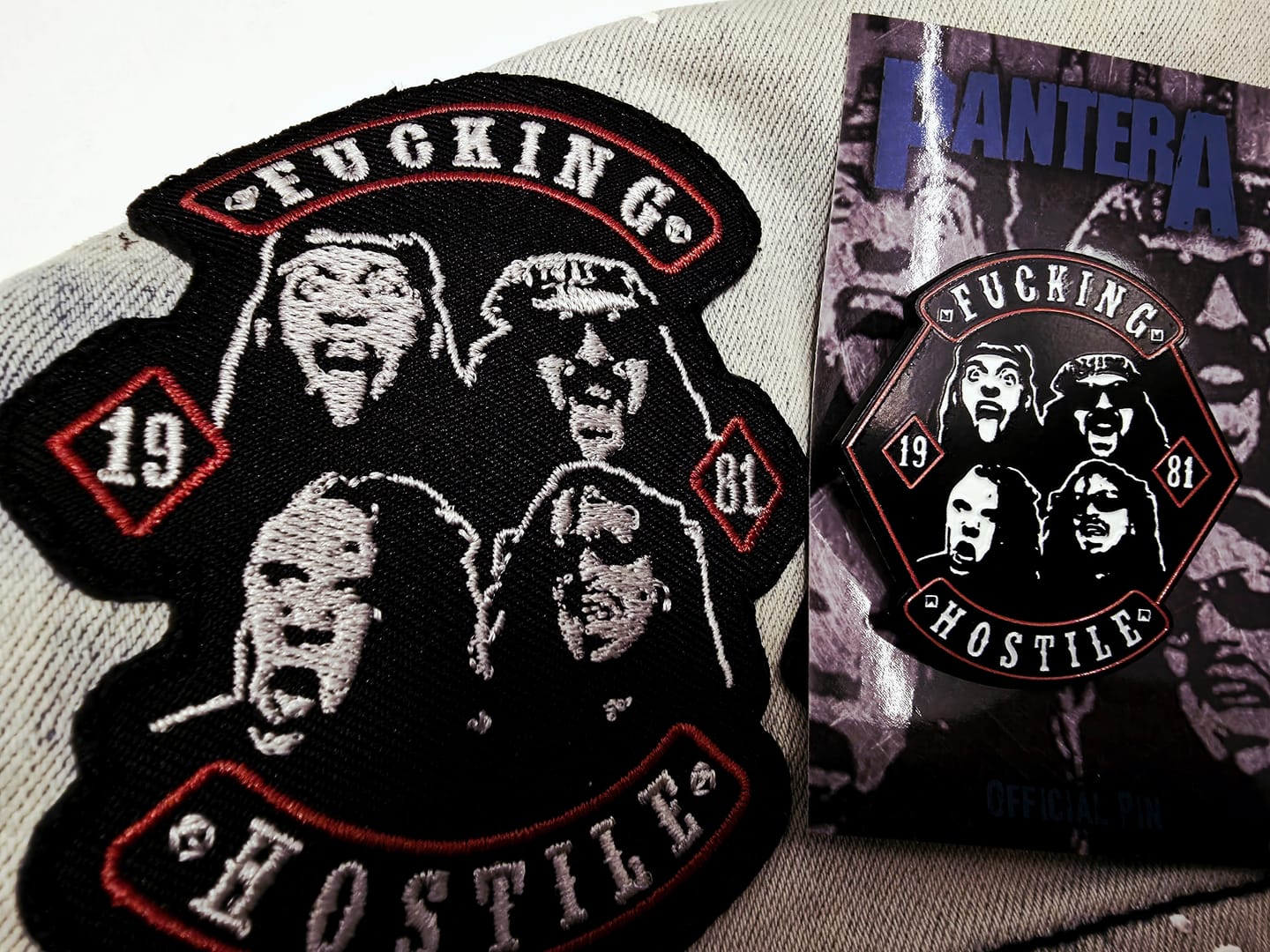 Customer photo review of Pantera - Fucking Hostile - Pin
