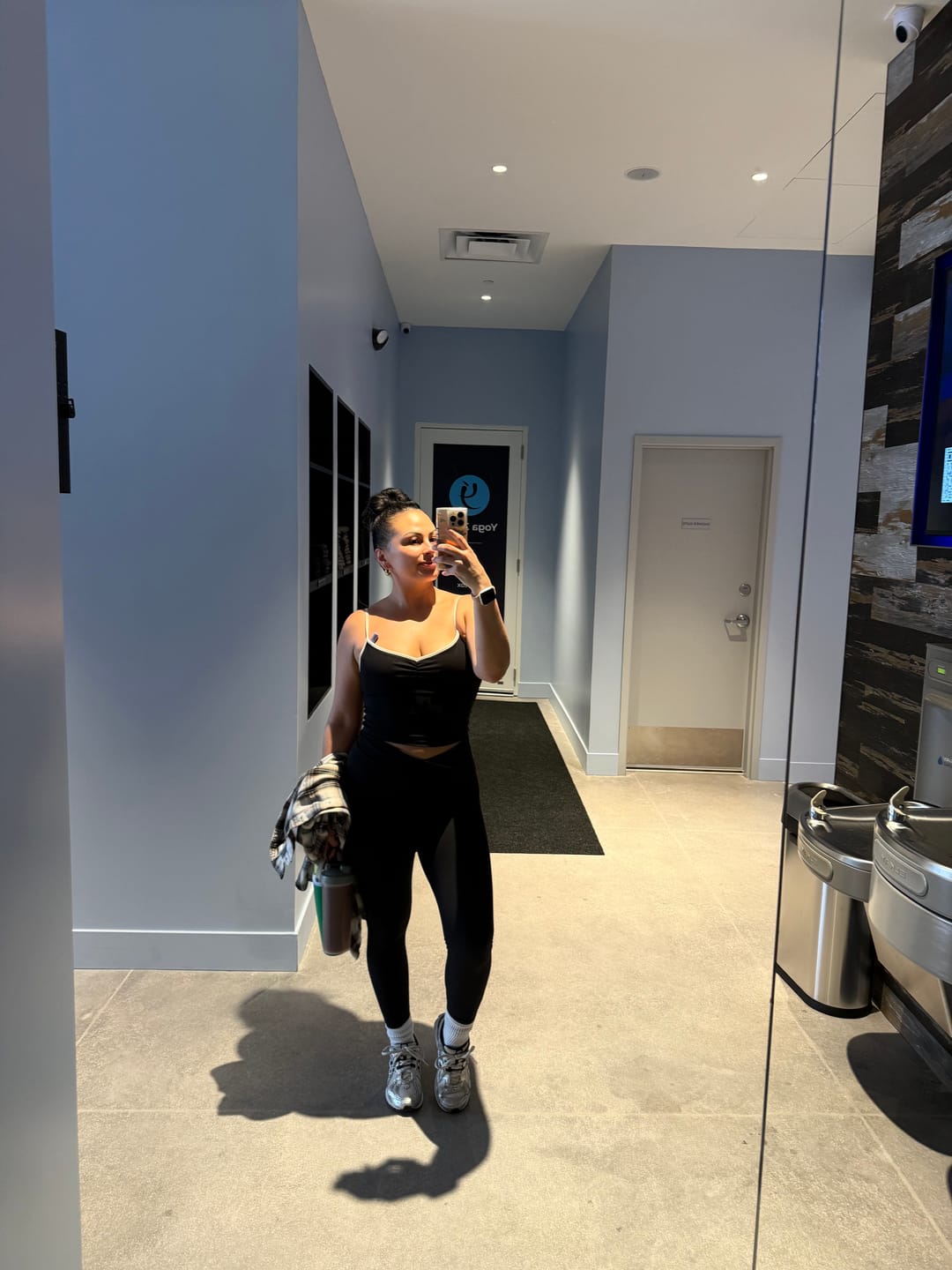Customer photo review of The Ballet Tank / Black-Cream